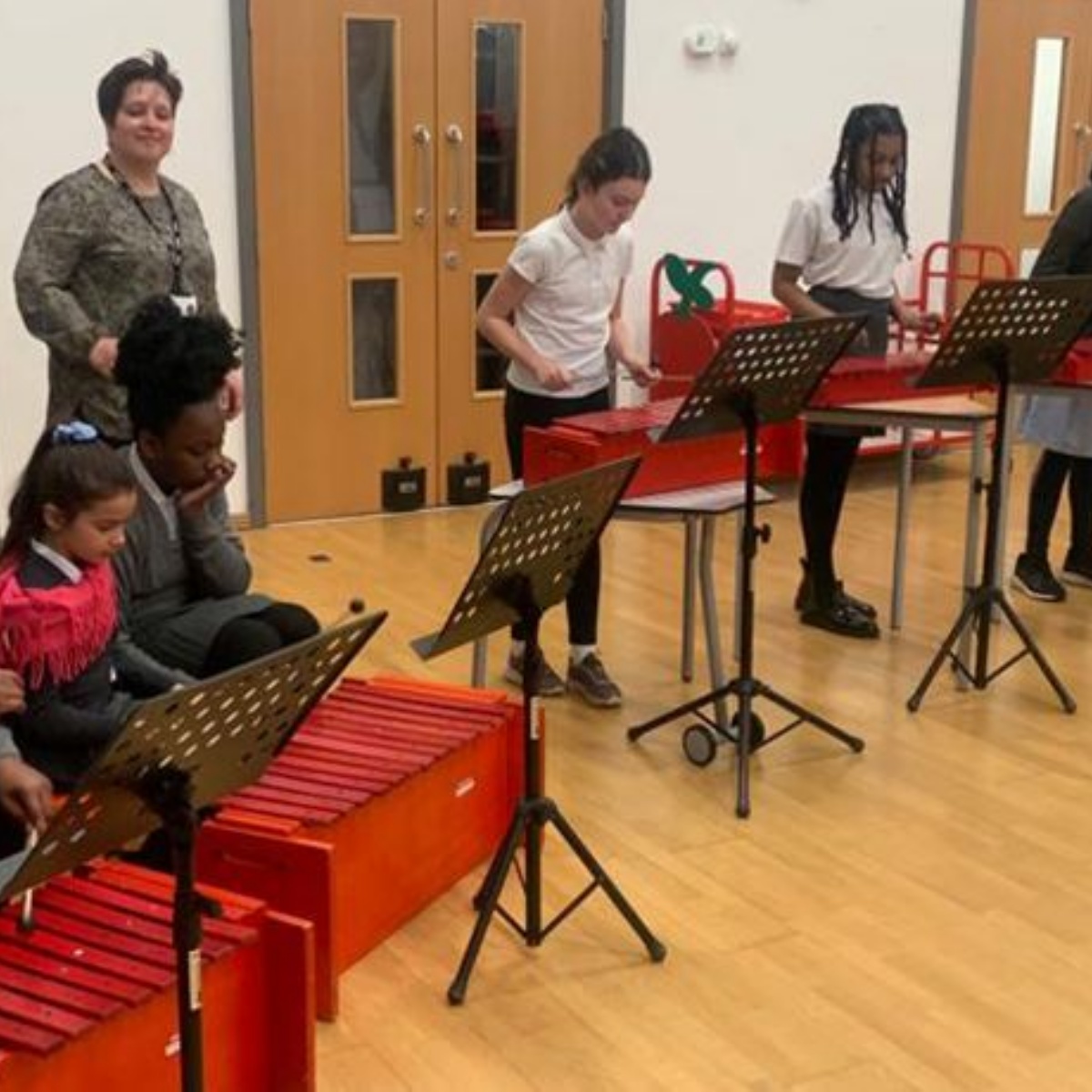Coop Academy New Islington A musical treat with our Marimba Band